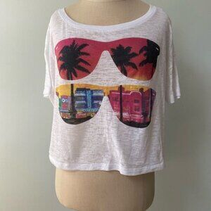 Victoria’s Secret PINK Miami Burnout Crop Shirt